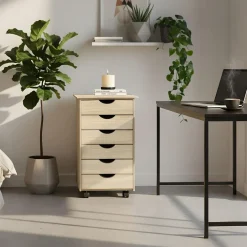 Tectake Ladekast Van Hout 65x36x40cm - Licht Hout - Eiken Sonoma