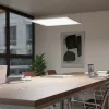 Tectake - Led-paneel Lucerna, Ultradun, Warmwit - Wit