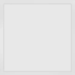 Tectake - Led-paneel Lucerna, Ultradun, Warmwit - Wit