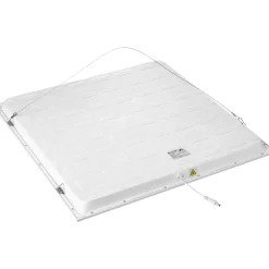 Tectake - Led-paneel Lucerna, Ultradun, Warmwit - Wit