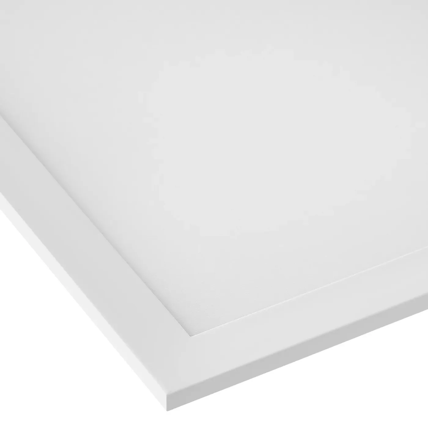 Tectake - Led-paneel Lucerna, Ultradun, Warmwit - Wit