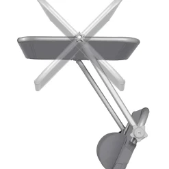 Tectake Ligbed met Zonnescherm - 4 Niveaus - Met Hoofdkussen - Ligstoel - Strandstoel