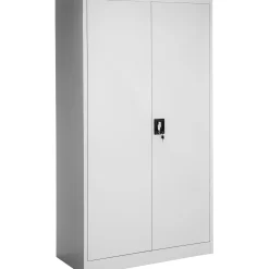 Tectake - Lockerkast - Afsluitbaar - 6 Vakken - Grijs - Gepoedercoat - 180x80x40 Cm