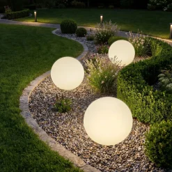 Tectake Luminous Globe, Led, Met Afstandsbediening, Wit
