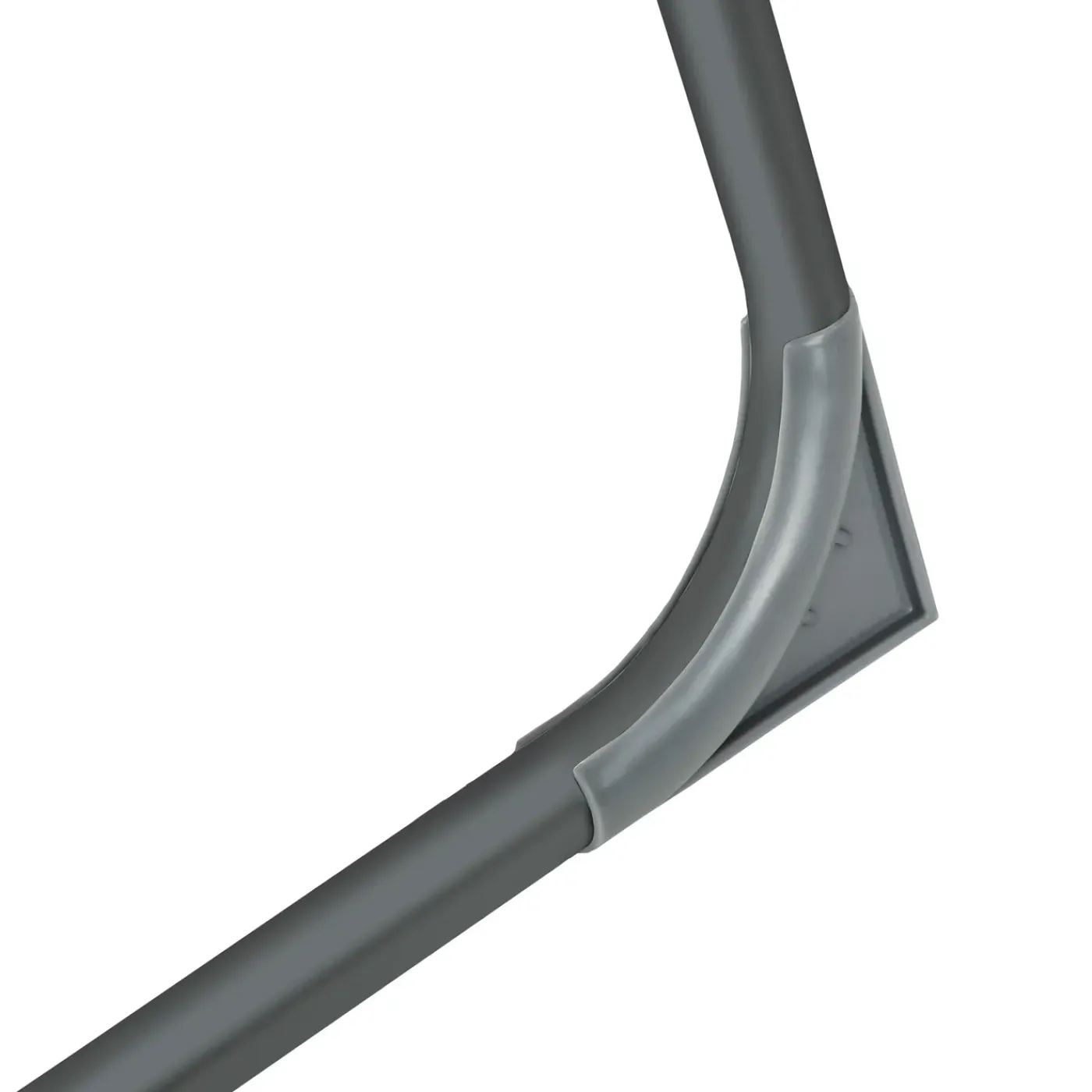 Tectake 2 Opvouwbare Aluminium Tuinstoelen Met Rug- En Voetsteun - Set Van 2 - Antraciet