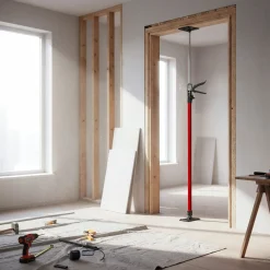 Tectake 4 Plafondsteunen 115-290cm - Rood