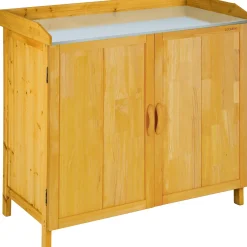 Tectake Planten Tafel Vita Met Onderkast - Bruin