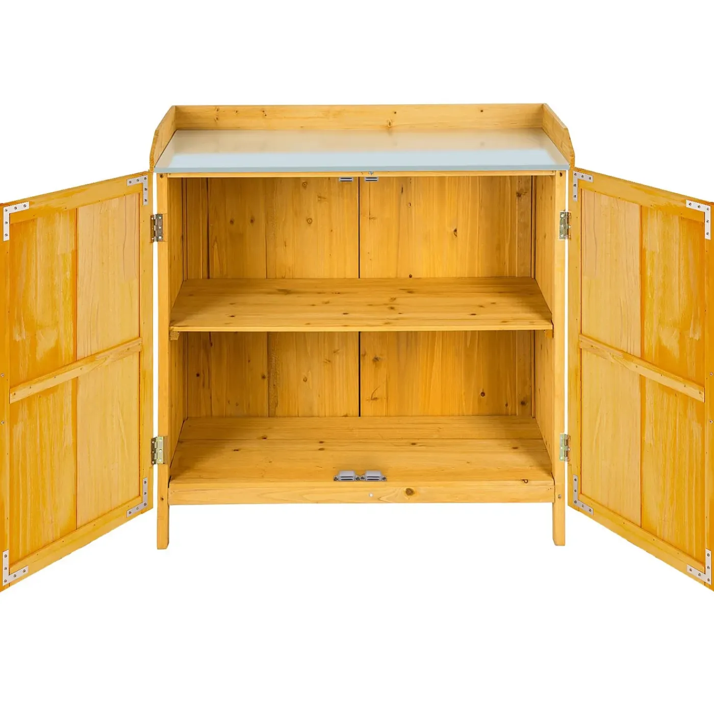 Tectake Planten Tafel Vita Met Onderkast - Bruin