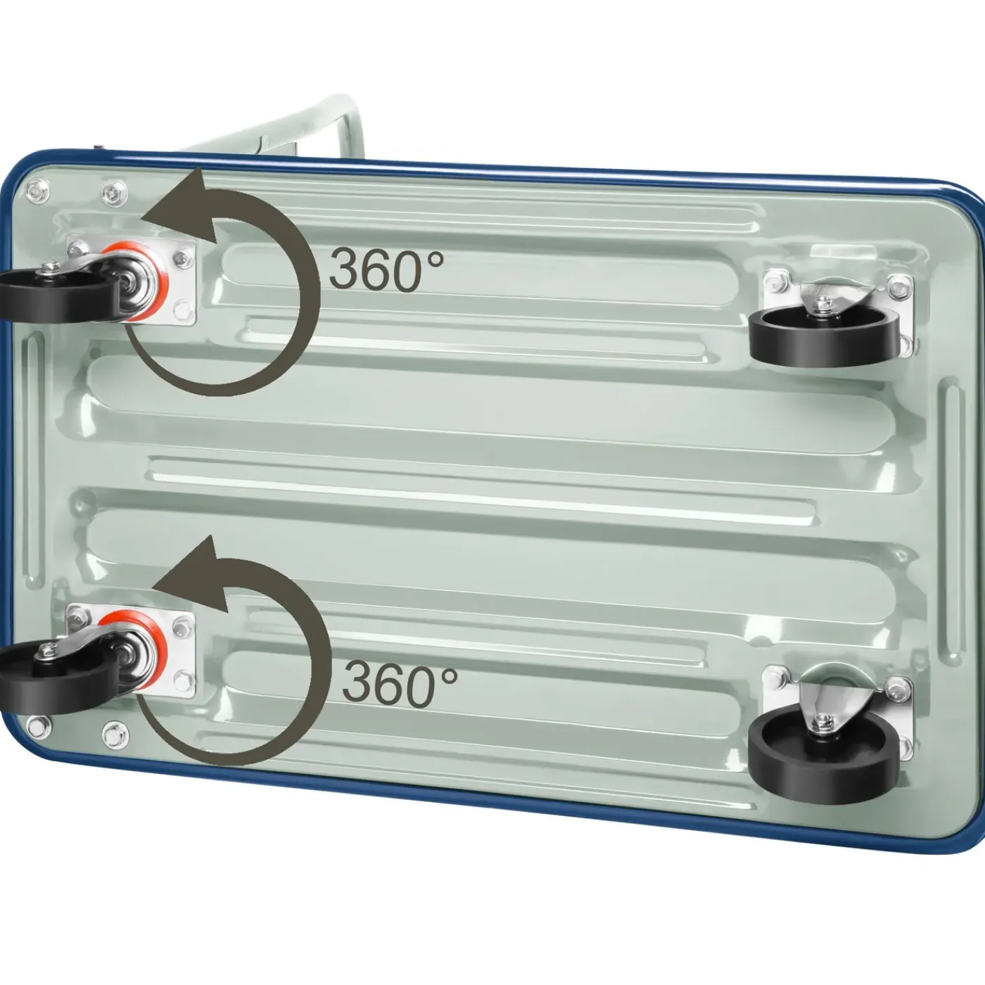 Tectake Platformwagen Inklapbaar Tot 150kg - Wit