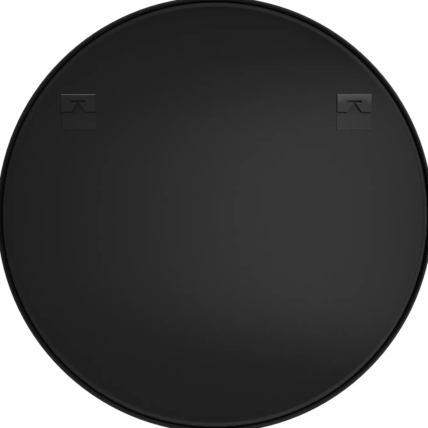 Tectake Ronde Wandspiegel Fiona Met Aluminiumframe, 70 X 2,5 Cm, Zwart