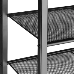 Tectake - Schoenenrek Newport 80,5x30,5x72,5cm - Industrieel Hout Donker, Rustiek