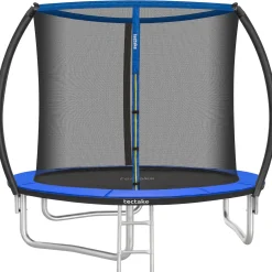 Tectake Trampoline Jumpy Met Veiligheidsnet - Zwart/blauw