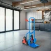 Tectake Trapsteekwagen - Stervormige Trapwielen - Blauw - 200kg Draagvermogen - 103x49x66cm