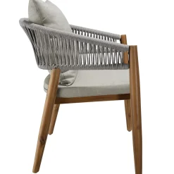 Tectake Tuinstoel Manacor, Ropedesign - Set Van 2