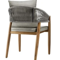 Tectake Tuinstoel Manacor, Ropedesign - Set Van 2