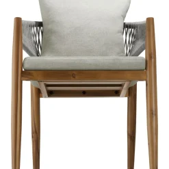 Tectake Tuinstoel Manacor, Ropedesign - Set Van 2