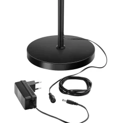 Tectake Vloerlamp Prisma Led - 5 Lichtmodi - 12 W - Dimbaar - Zwart