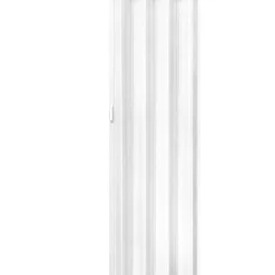 Tectake Vouwdeur Wit - Waterbestendig - Onderhoudsvriendelijk - Magneetsluiting - 80x203 Cm