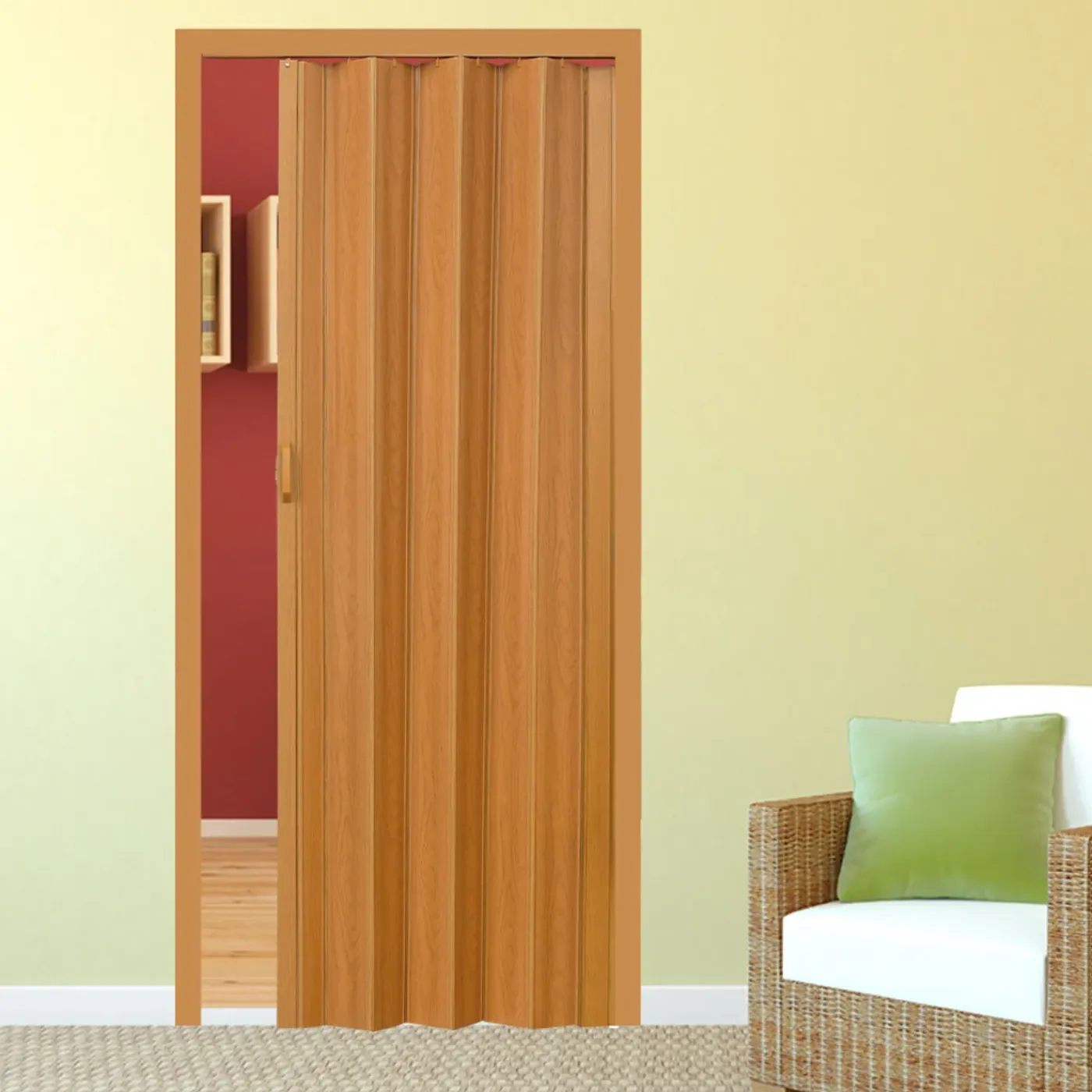 Tectake Vouwdeur 203 X 80 Cm - Hazelaar