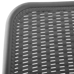 Tectake Wicker Zitgroep Modica Voor 2 Personen, Ergonomisch - 2 Personen - Weersbestendig - Grijs