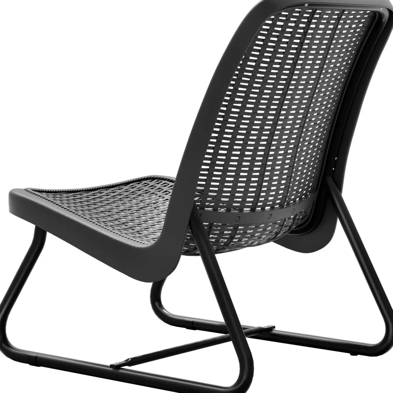 Tectake Wicker Zitgroep Modica Voor 2 Personen, Ergonomisch - 2 Personen - Weersbestendig - Grijs