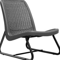 Tectake Wicker Zitgroep Modica Voor 2 Personen, Ergonomisch - 2 Personen - Weersbestendig - Grijs