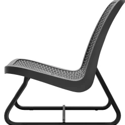 Tectake Wicker Zitgroep Modica Voor 2 Personen, Ergonomisch - 2 Personen - Weersbestendig - Grijs