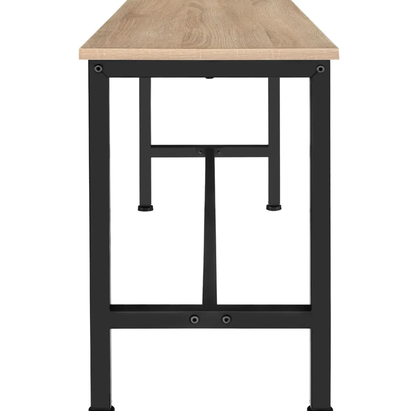 Tectake 2 Zitbanken Fairfield - Draagkracht 200 Kg - Industrieel Licht Hout, Eiken Sonoma