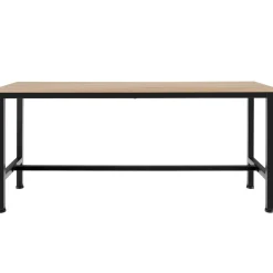 Tectake 2 Zitbanken Fairfield - Draagkracht 200 Kg - Industrieel Licht Hout, Eiken Sonoma