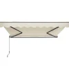 Tectake Zonnescherm Ornella Met Wandhouder, 300 X 250 Cm, Beige