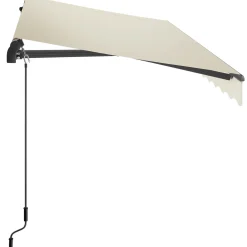 Tectake Zonnescherm Ornella Met Wandhouder, 300 X 250 Cm, Beige