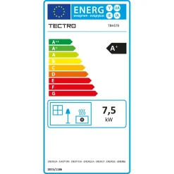 Tectro Pelletkachel TBH 570 - Zwart