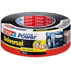 Tesa Duct tape - Zwart - 50m x 50mm