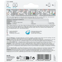 Tesa Powerstrips klevende spijker 77772 voor behang en pleisterwerk 500gr 2 stuks