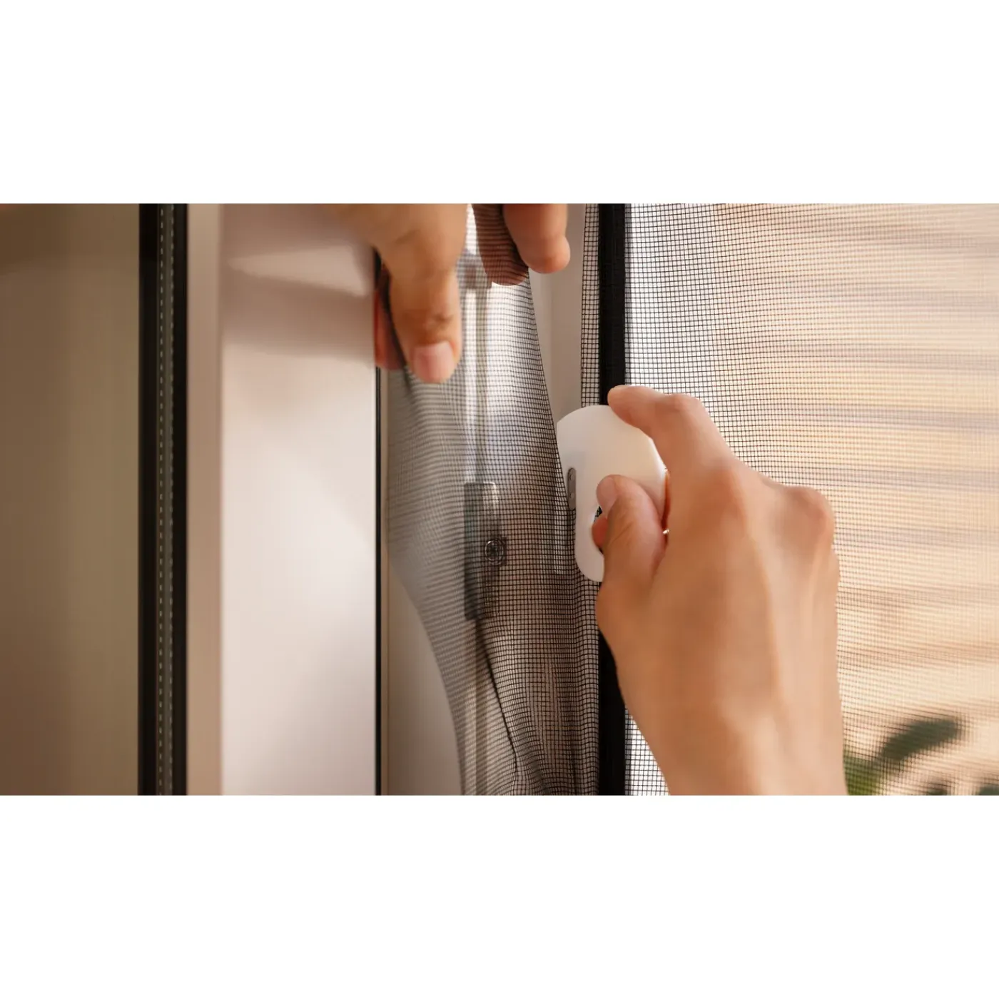 Tesa Raamhor Insect Stop (Comfort) - 130x150cm - Wit - Textiel