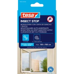 Tesa Raamhor Insect Stop (Standaard) - 130x150cm - Wit - Textiel