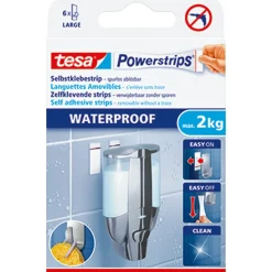 Tesa zelfklevende plakstrips Powerstrips waterproof L