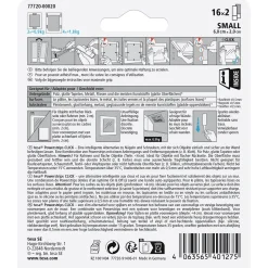 Tesa zelfklevende strip Powerstrips CLICK Combo 16x2 stuks Small