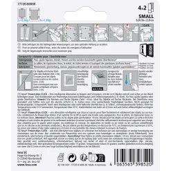 Tesa zelfklevende strip Powerstrips CLICK Combo 4x2 stuks Small