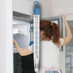 Tfa Dostmann Koelkast En Vriezerthermometer - Blauw - Analoog
