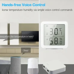 Thermometer En Hygrometer Voor Binnen Met Real Time Monitoring En Groot Display