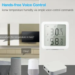 Thermometer En Hygrometer Voor Binnen Met Real Time Monitoring En Groot Display