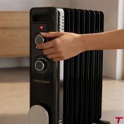 THOMSON - Oliekachel - 2000 W - Zwart - Calista