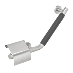 Tiger Boston Comfort & Safety wandbeugel met toiletrolhouder RVS geborsteld - Rechts