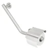 Tiger Boston Comfort & Safety wandbeugel met toiletrolhouder RVS geborsteld - Links