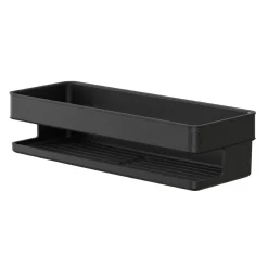 Tiger Doucherek Carv - Tigerfix of schroeven - RVS - Zwart - 28x6,9x10,5cm