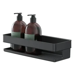 Tiger Doucherek Carv - Tigerfix of schroeven - RVS - Zwart - 28x6,9x10,5cm