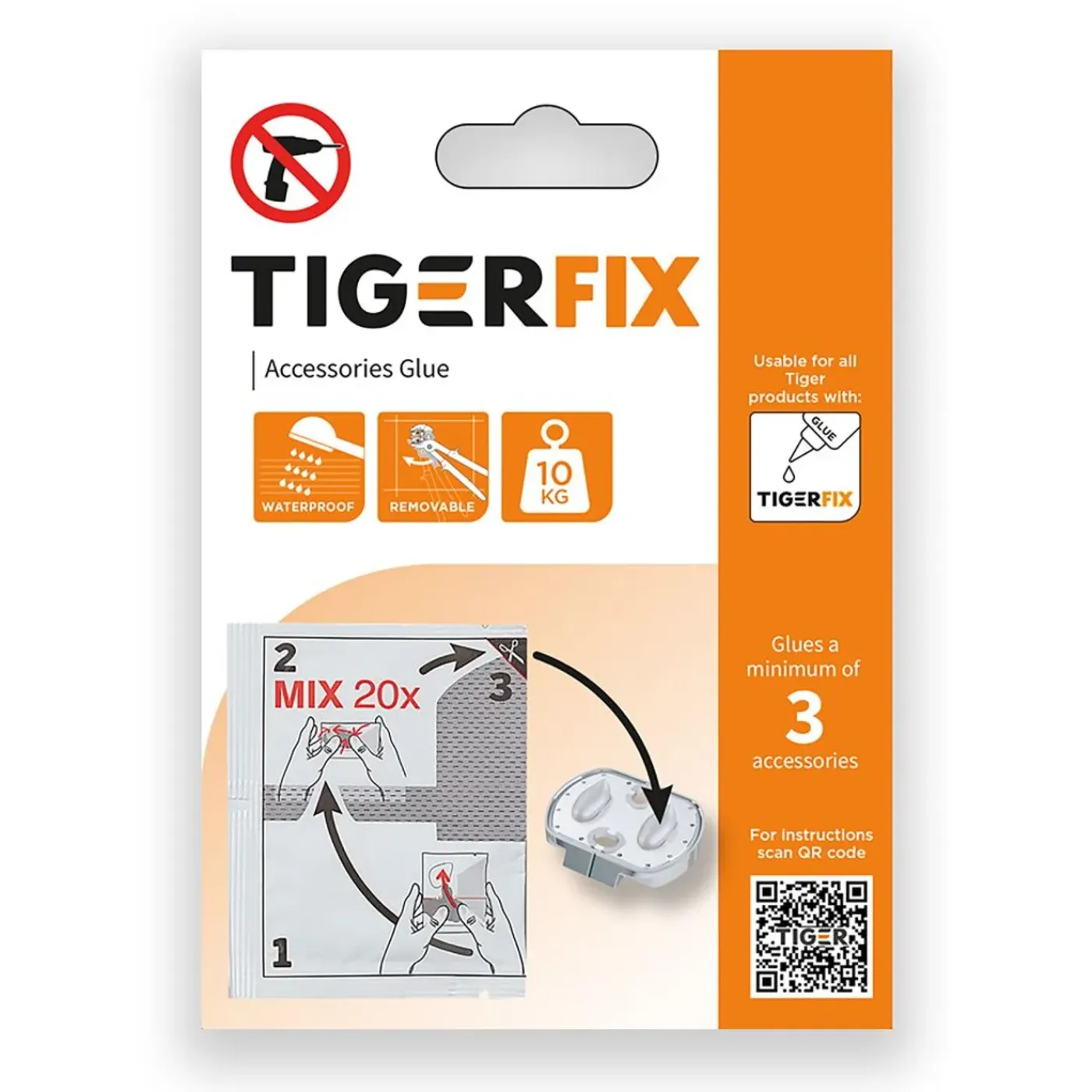 Tiger lijm voor Fix accessoires