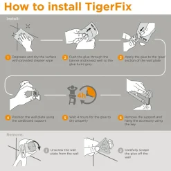 Tiger lijm voor Fix accessoires