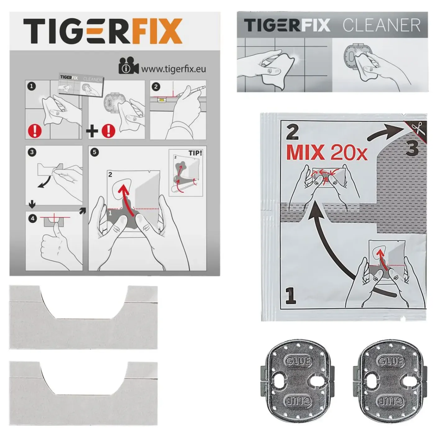 Tiger lijm voor Fix accessoires